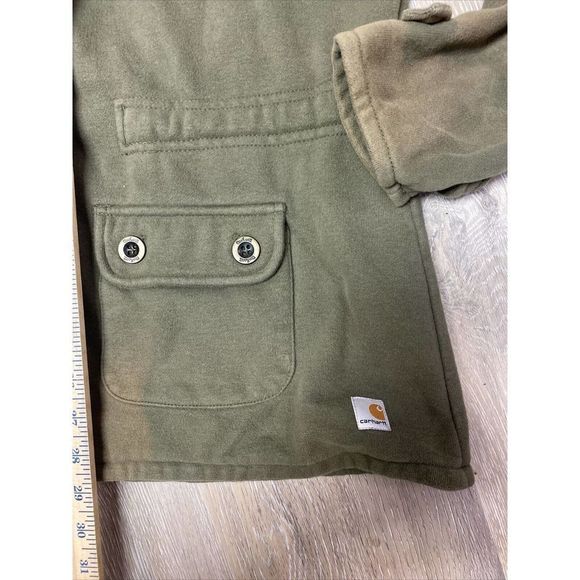 Carhartt Womens Thick Soft Fleece Jacket Size XL 16/18 - Picture 3 of 6